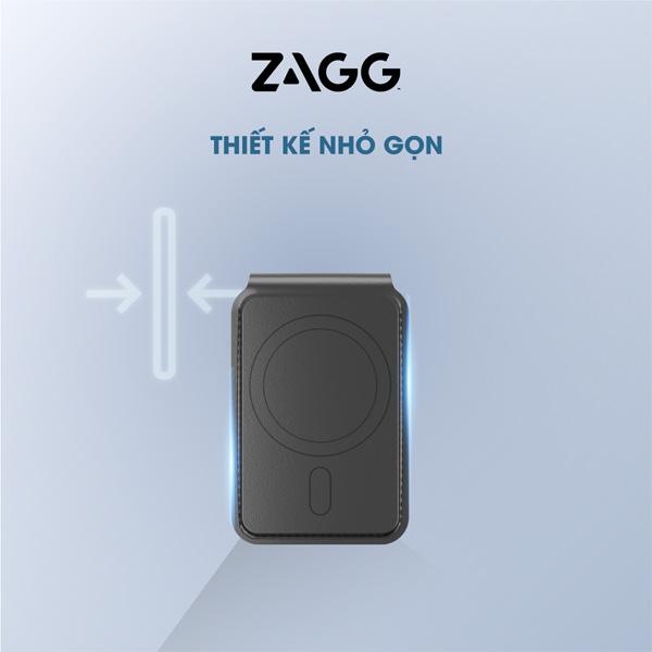 Ví ZAGG Essentials Snap Wallet Kickstand Điện thoại iPhone Chính Hãng