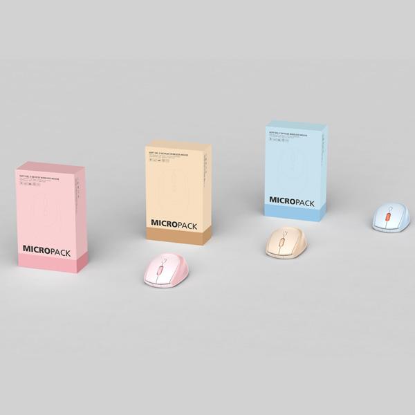 Chuột Không Dây MicroPack Soft Silicone Lifestyle MS-201W Chính Hãng