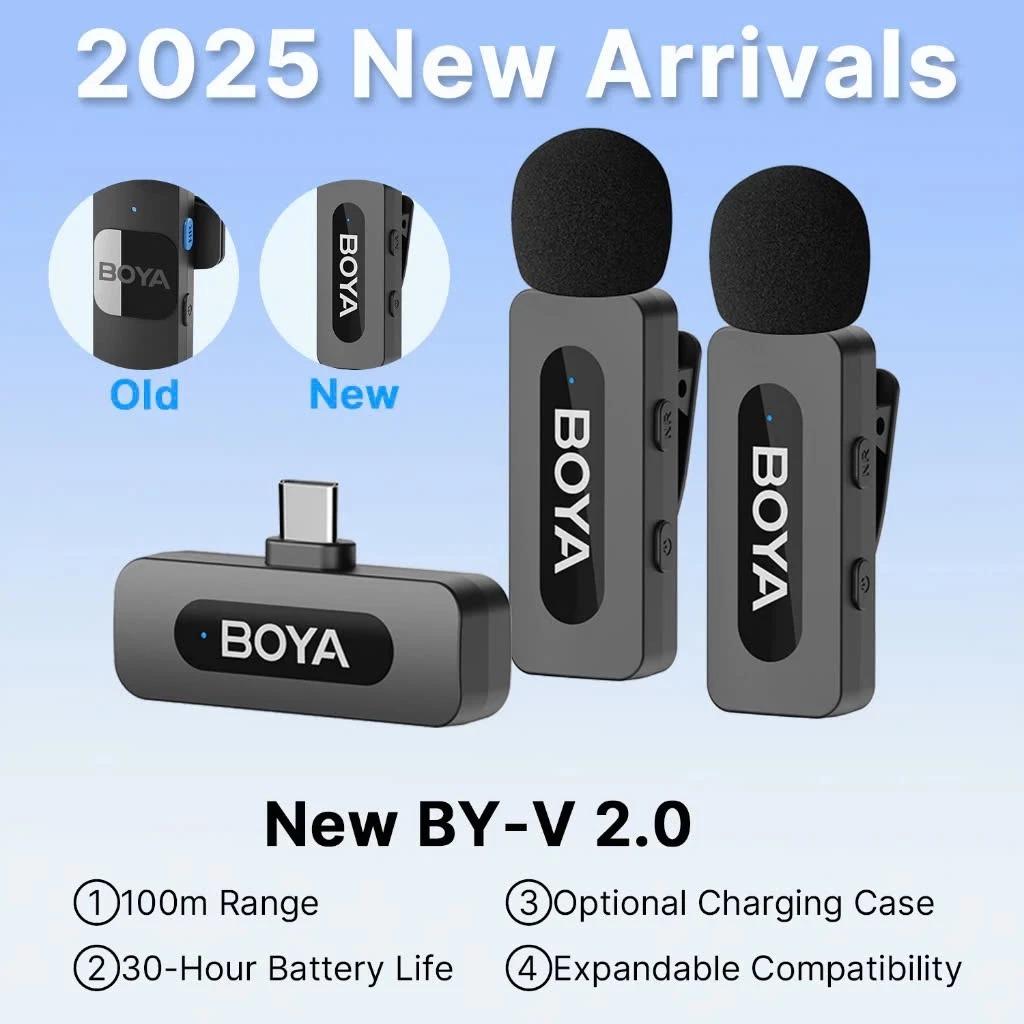 Micro không dây Boya BY-V10 v2.0 Type-C