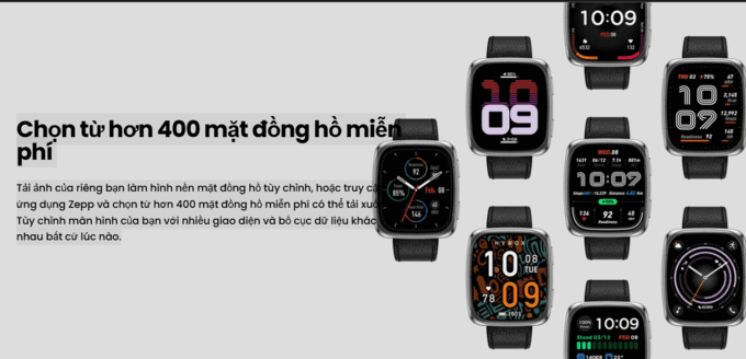 Tùy chỉnh mặt đồng hồ với hơn 400 mẫu miễn phí
