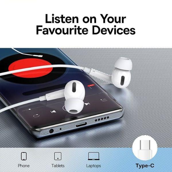 Tai Nghe Có Dây BASEUS Encok C18 Type-C Chính Hãng
