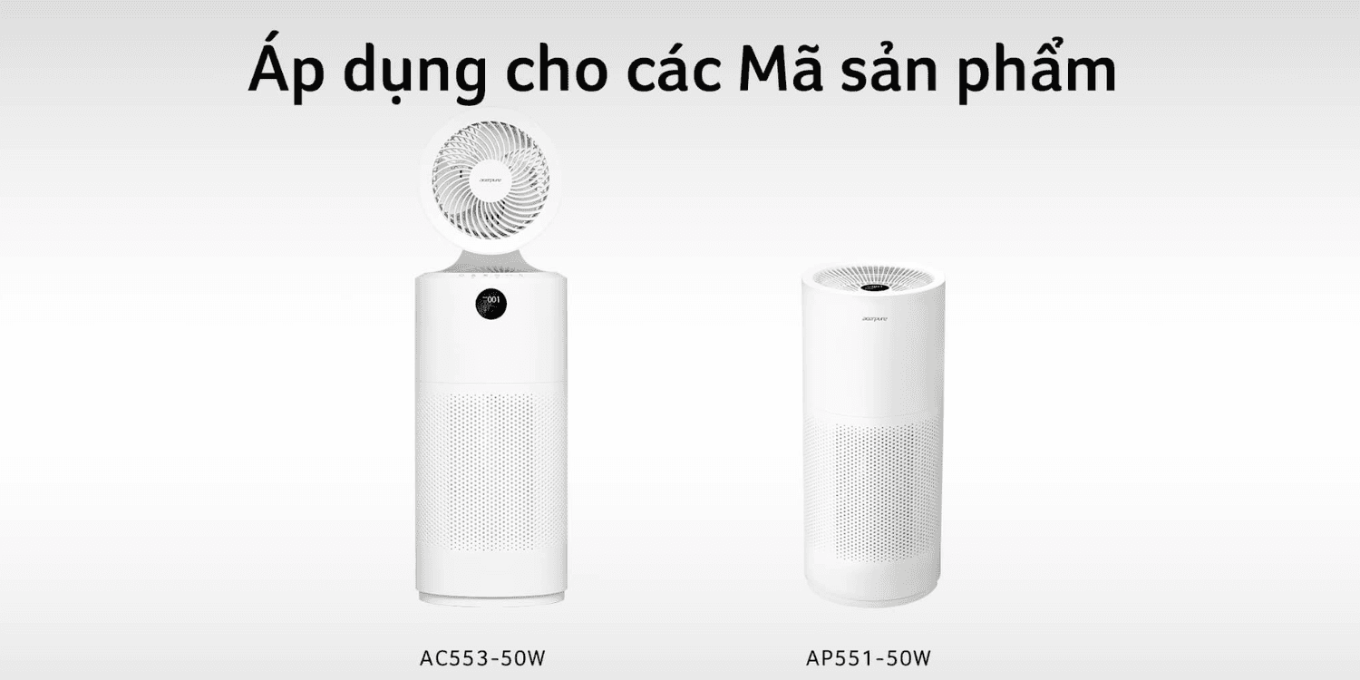 Bộ Lọc Không Khí HEPA H13 Acerpure ACF173 4in1 (Dùng Cho Máy lọc không khí C2-UVC và P2)