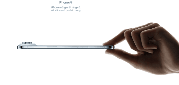 Thiết kế mỏng nhất lịch sử iPhone