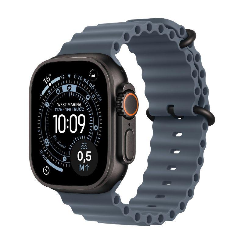 Apple Watch Ultra 3 49mm GPS + Cellular Viền Titanium Đen - Dây Ocean Chính Hãng Apple Việt Nam
