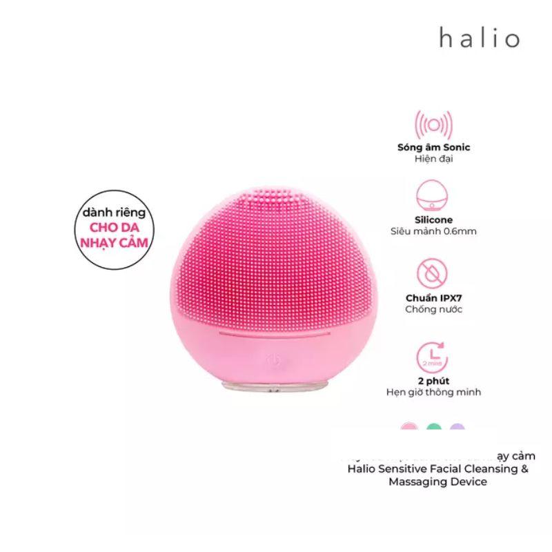 Máy rửa mặt Halio Sensitive Facial Cleansing & Massaging Chính Hãng