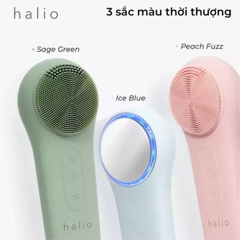 Máy rửa mặt massage tích hợp liệu pháp ánh sáng và nhiệt Halio 5 in 1 Chính Hãng