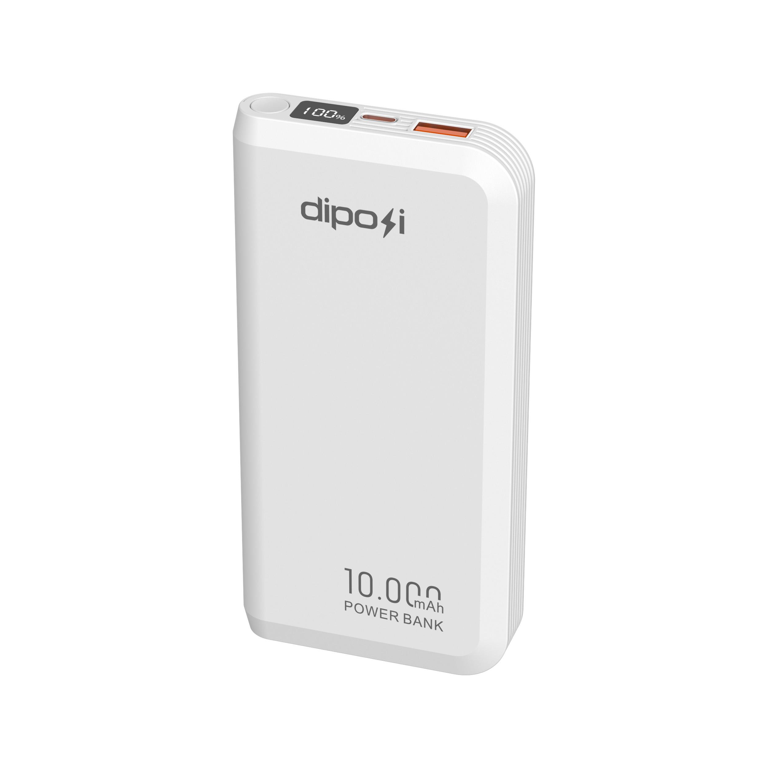 Pin Sạc Dự Phòng DIPOSI DiPow Digital Display 10000mAh Sạc Nhanh 22.5w PGK-01 Chính Hãng