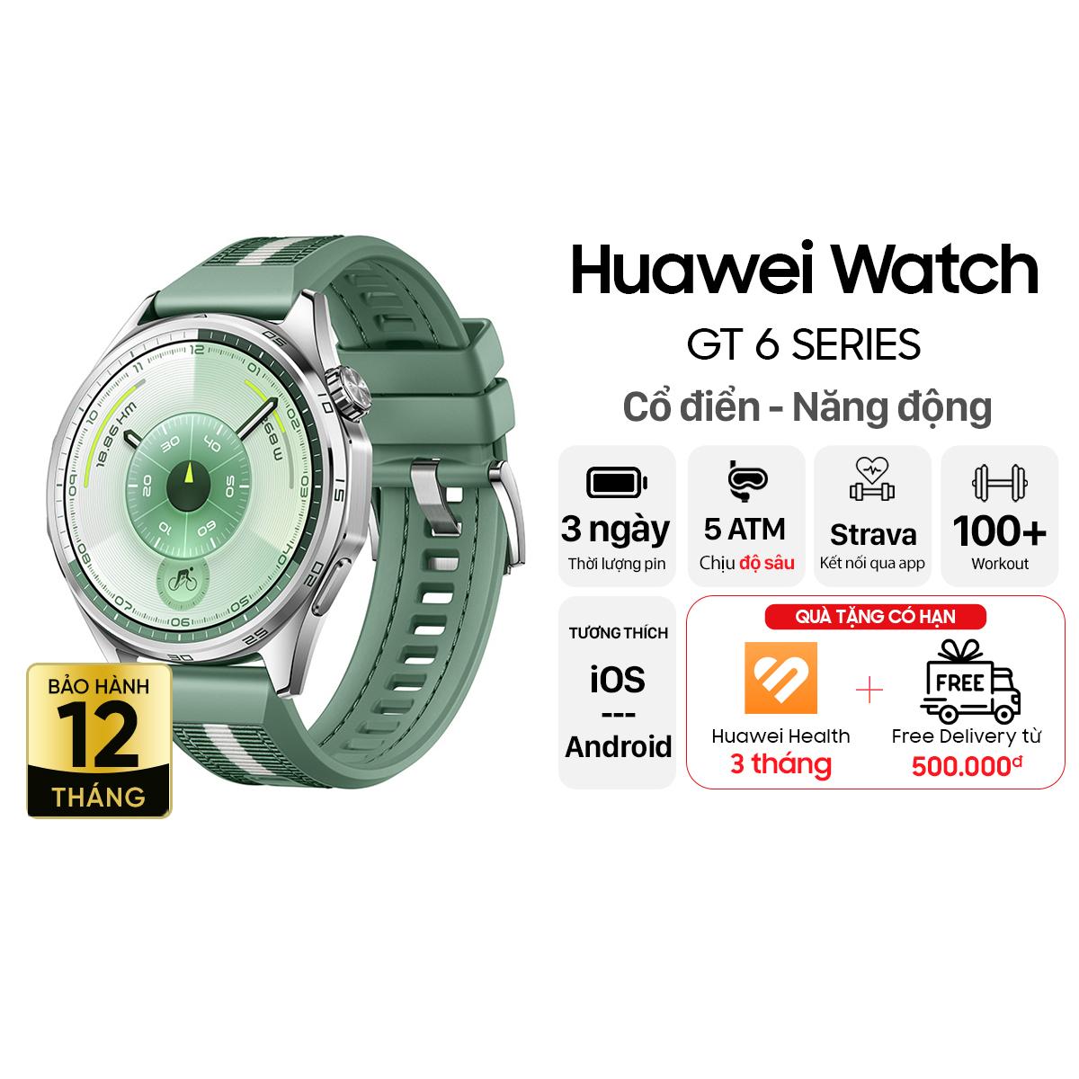 Đồng hồ thông minh Huawei Watch GT6 46mm - Dây Vải