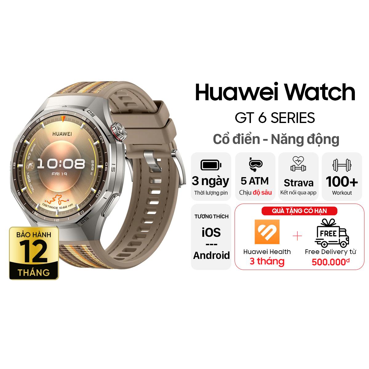 Đồng hồ thông minh Huawei Watch GT6 Pro 46mm - Dây Vải