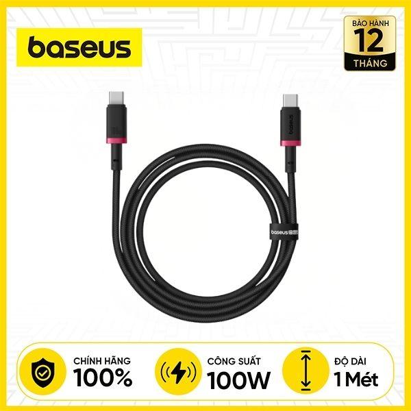 Cáp Baseus Dura Series Usb-C To C 100W 1m