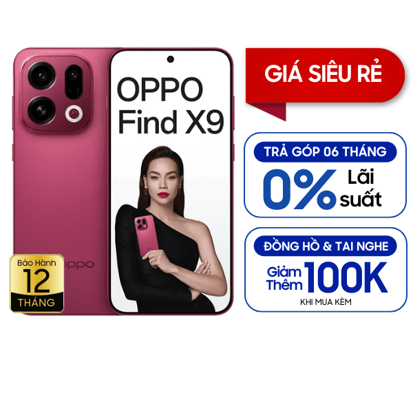 Oppo Find X9 5G 16GB/512GB Chính Hãng