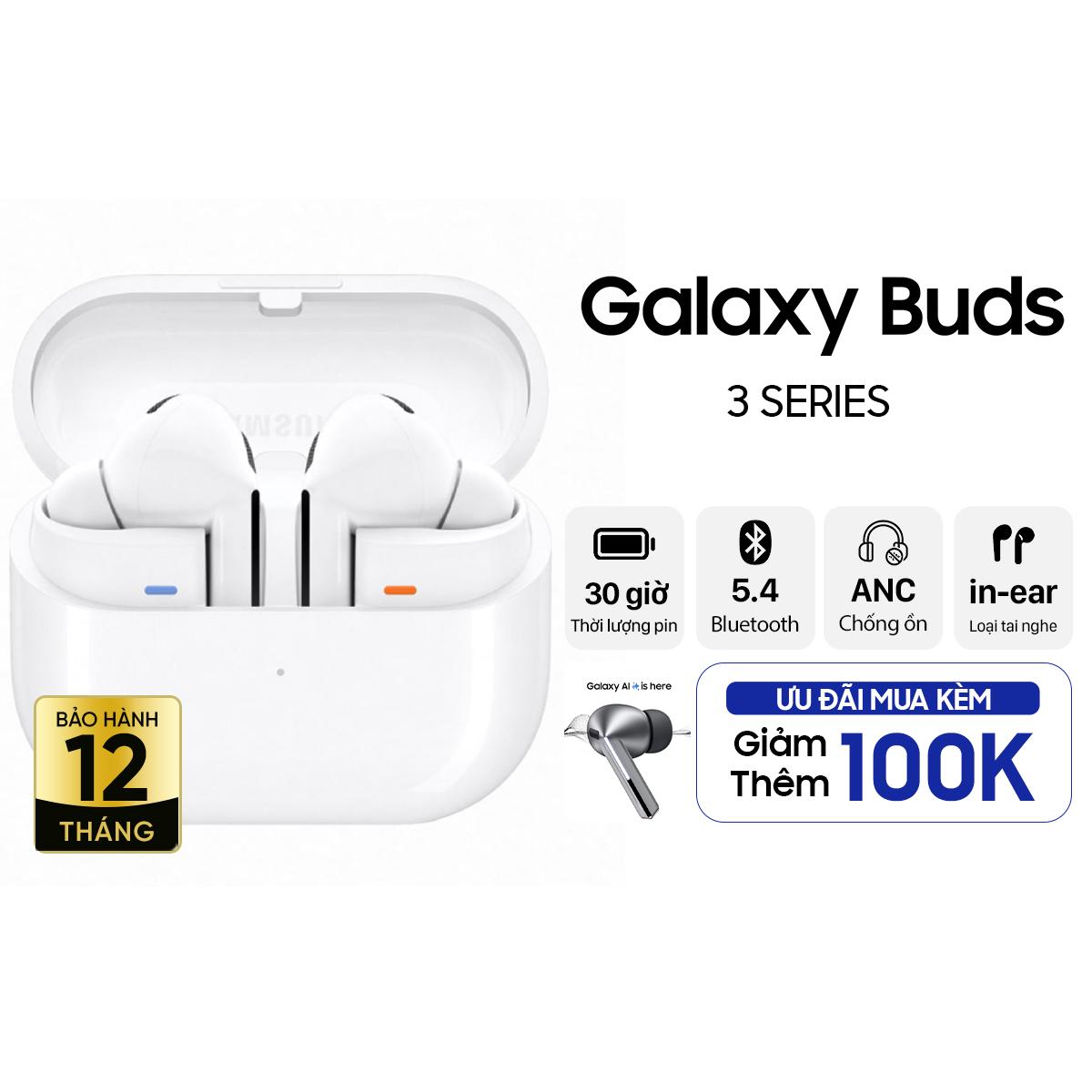 Tai Nghe Bluetooth Samsung Galaxy Buds3 Pro Chính Hãng - BHĐT