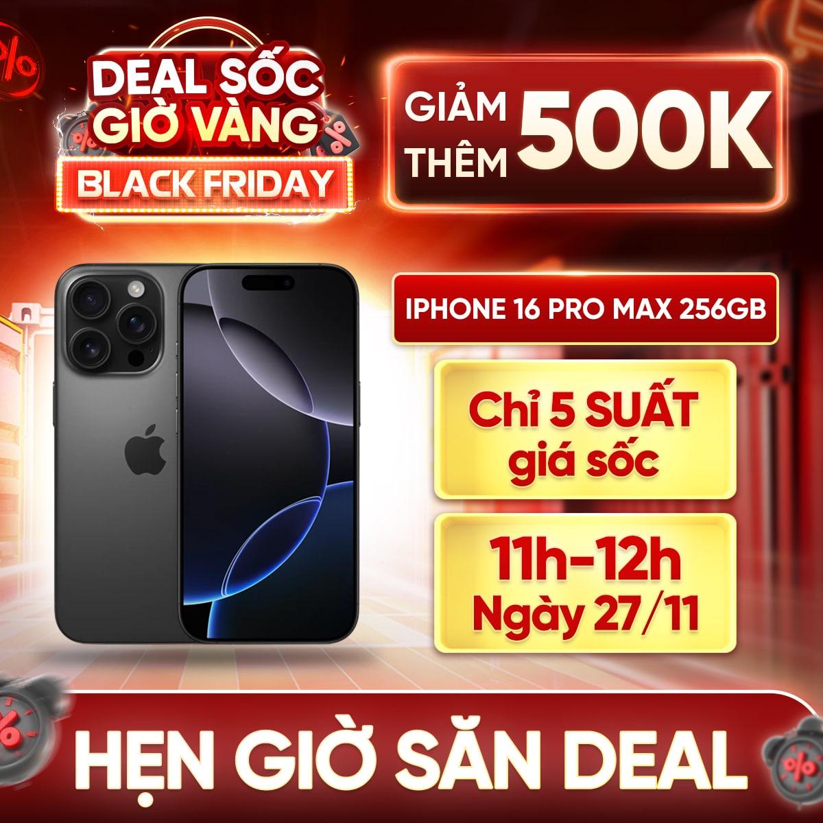 iPhone 16 Pro Max 256GB | Chính Hãng Apple Việt Nam