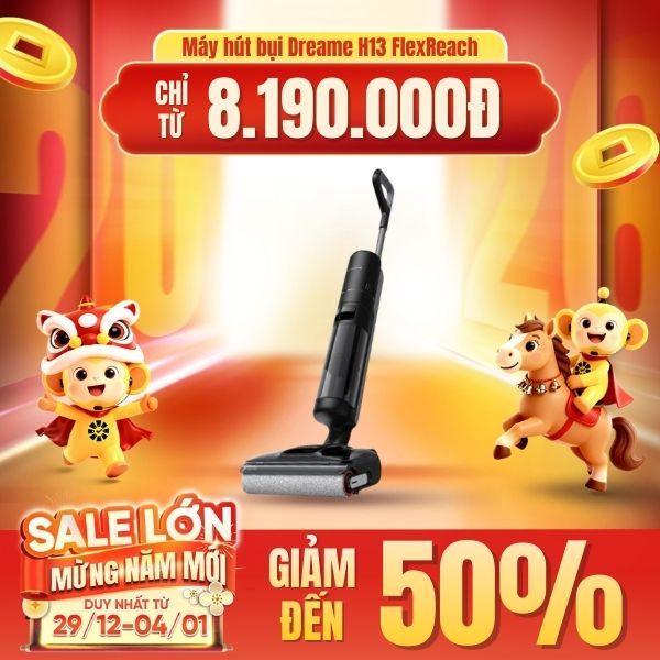 Máy hút bụi lau nhà cầm tay Dreame H13 FlexReach Chính Hãng