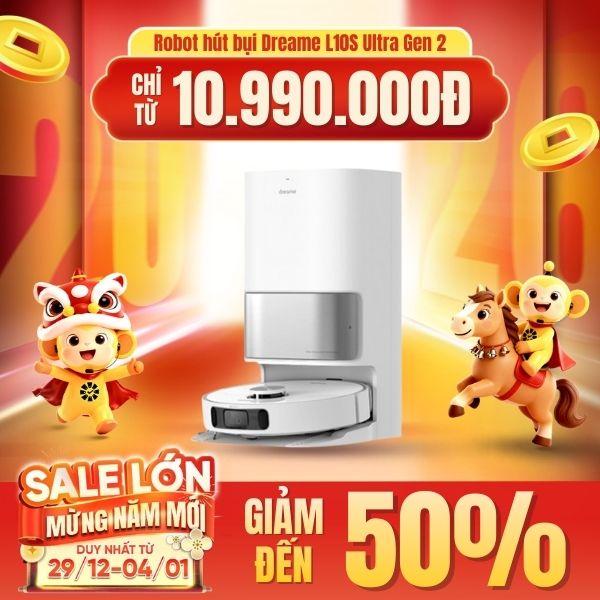 Robot hút bụi lau nhà Dreame L10S Ultra Gen 2 Chính Hãng