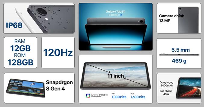 Samsung Galaxy Tab S11 Wifi 12GB/128GB Chính Hãng