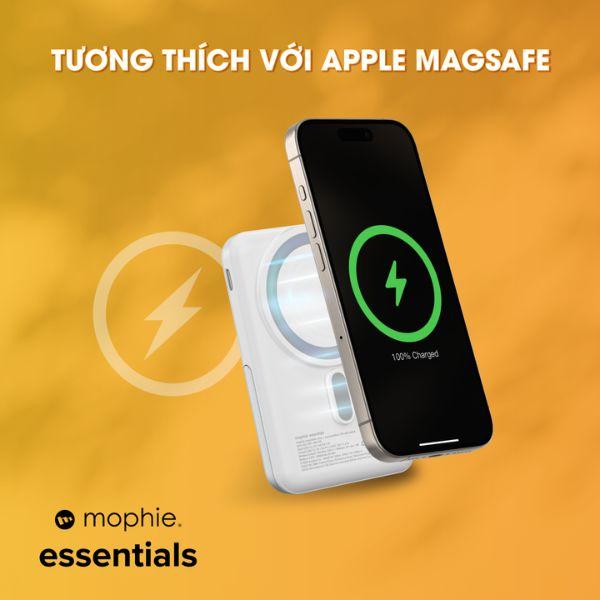 Pin Sạc Dự Phòng Mophie Essentials Snap+ Powerstation With Stand 10.000 mAh Chính Hãng