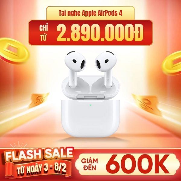 Tai nghe Apple AirPods 4 - Chính Hãng VN