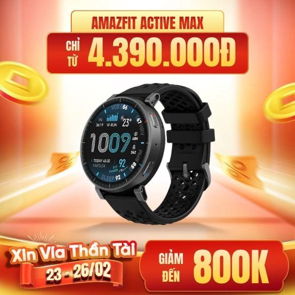 Đồng Hồ Thông Minh Amazfit Active Max Chính Hãng