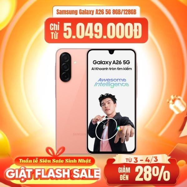 Samsung Galaxy A26 5G 8GB/128GB Chính Hãng - BHĐT