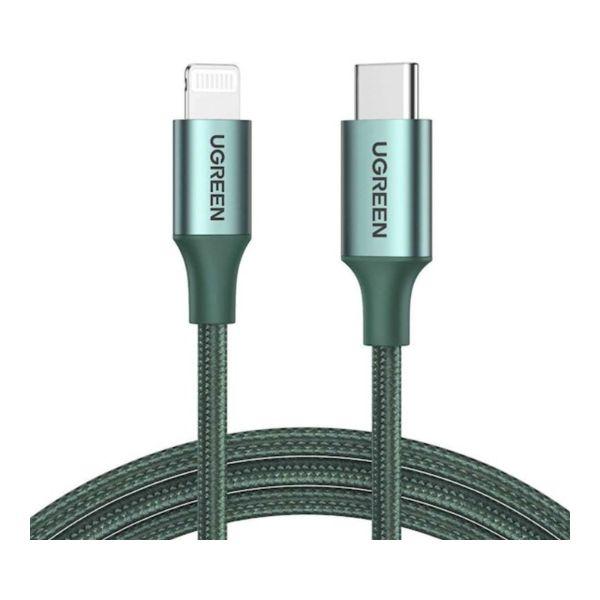 Cáp Sạc UGREEN 18W Type-C To Lightning MFI US304 1M