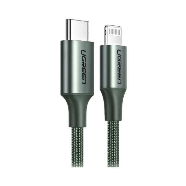 Cáp Sạc UGREEN 18W Type-C To Lightning MFI US304 1M