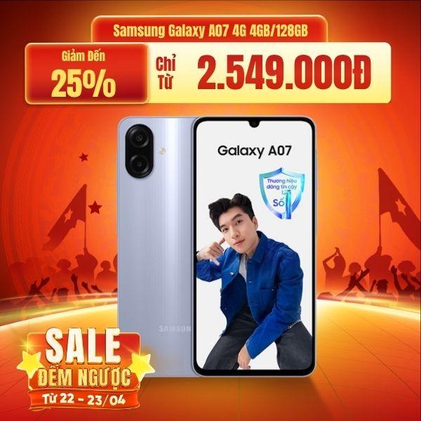 Samsung Galaxy A07 4G 4GB/128GB Chính Hãng - BHĐT