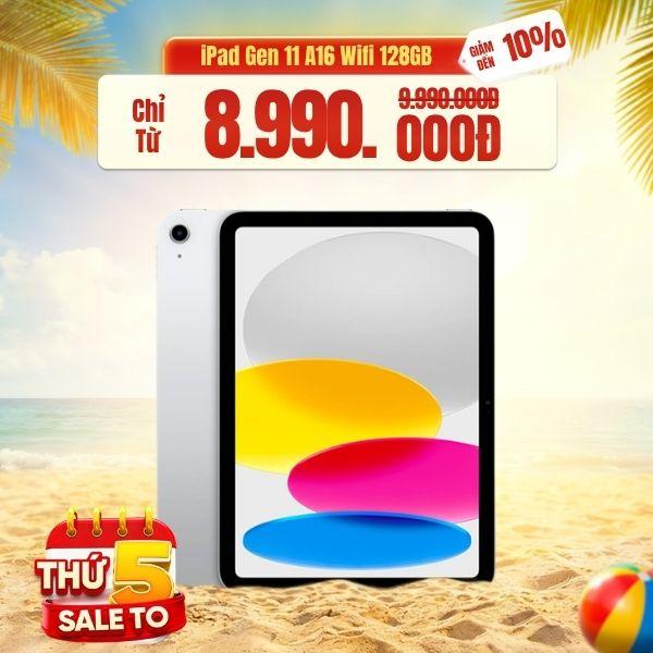iPad Gen 11 A16 Wifi 128GB | Chính Hãng Apple Việt Nam