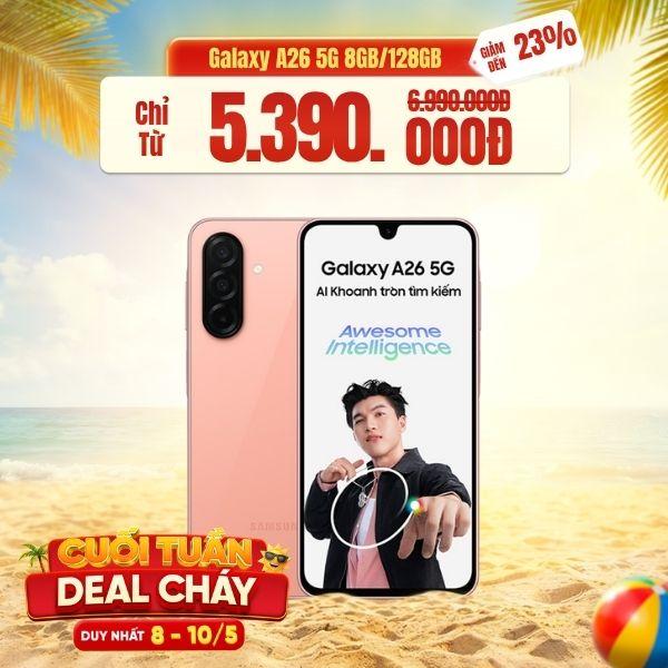 Samsung Galaxy A26 5G 8GB/128GB Chính Hãng - BHĐT