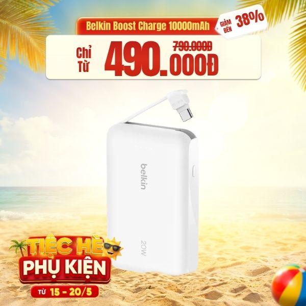 Pin Sạc Dự Phòng Belkin Boost Charge 10000mAh PD 20W