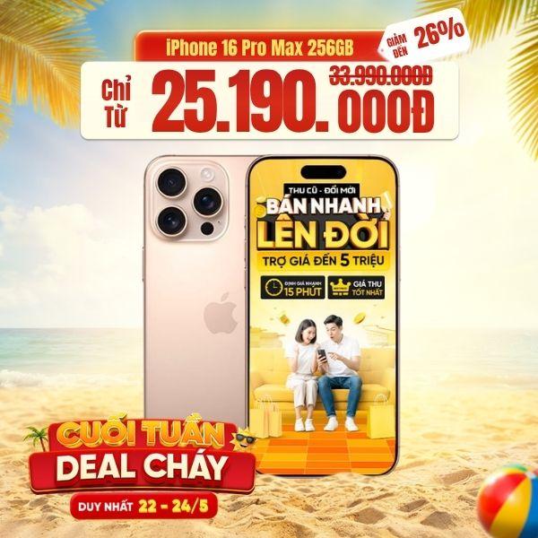 iPhone 16 Pro Max 256GB Máy Đẹp