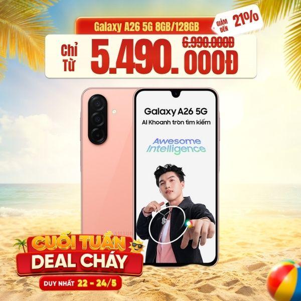 Samsung Galaxy A26 5G 8GB/128GB Chính Hãng - BHĐT