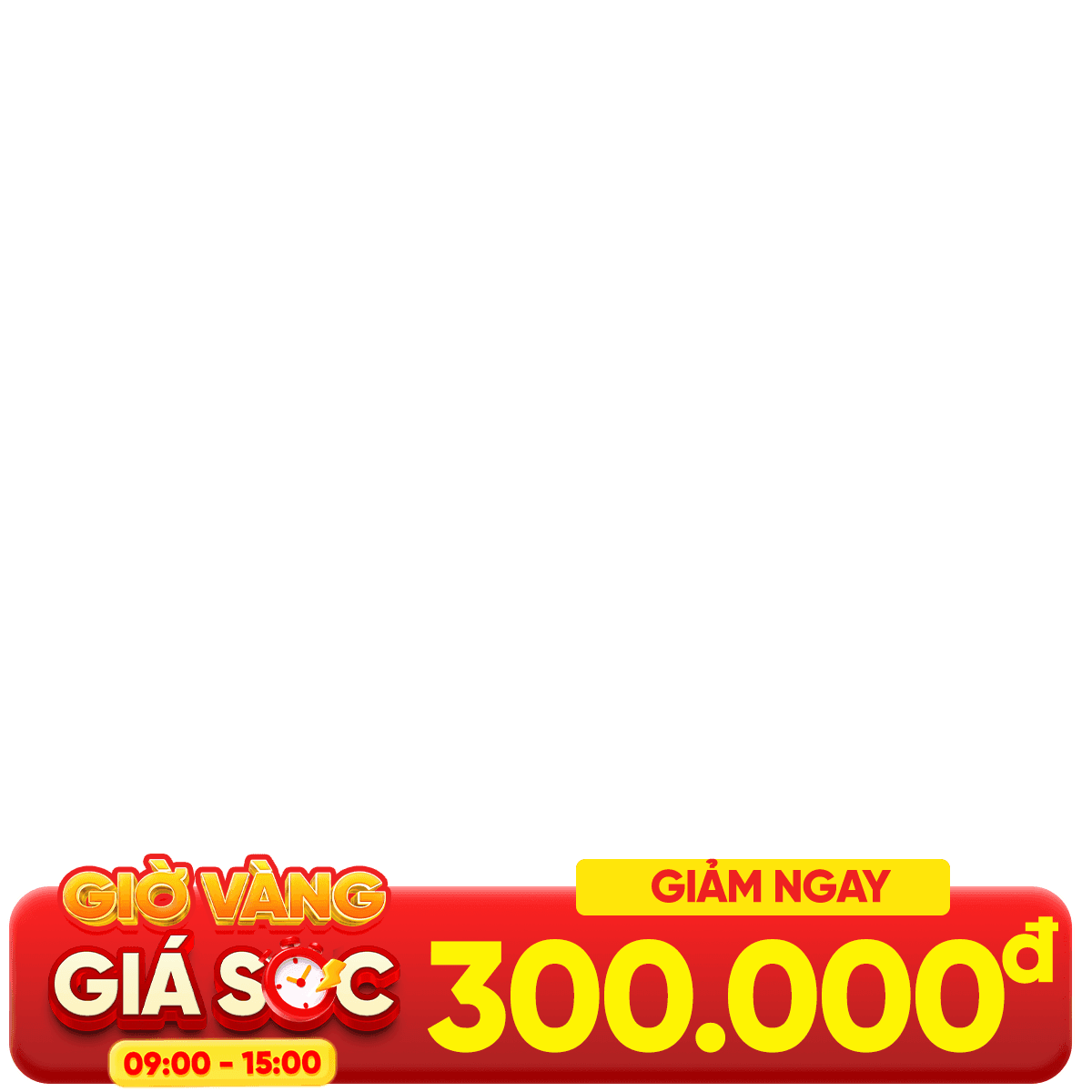 Hero badge - xả nhiệt hè - giờ vàng 300K