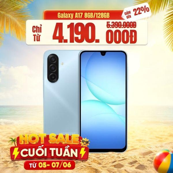 Samsung Galaxy A17 8GB/128GB Chính Hãng BHĐT