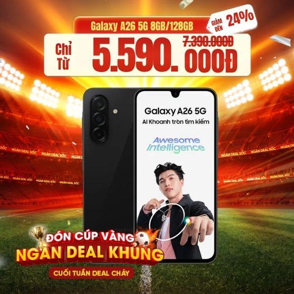 Samsung Galaxy A26 5G 8GB/128GB Chính Hãng - BHĐT