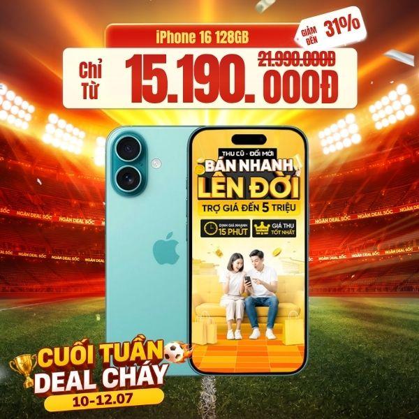 iPhone 16 128GB Cũ 99%