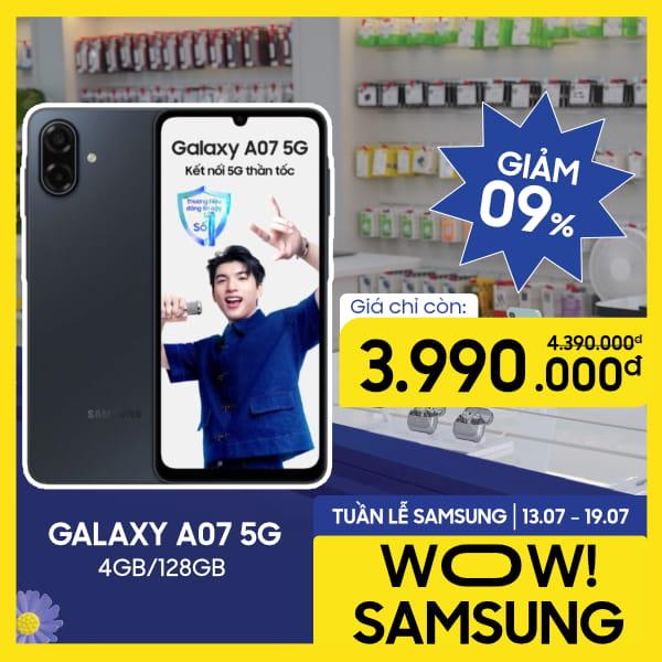 Samsung Galaxy A07 5G 4GB/128GB Chính Hãng
