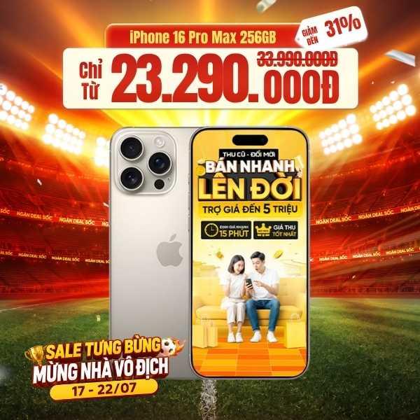 iPhone 16 Pro Max 256GB Cũ 99%