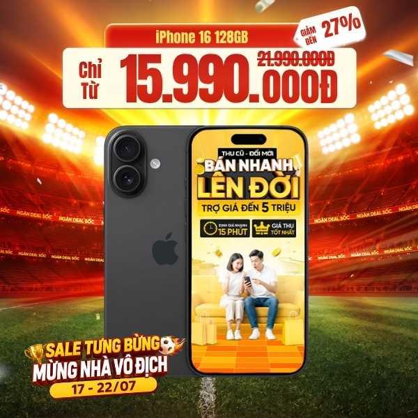 iPhone 16 128GB Máy Đẹp