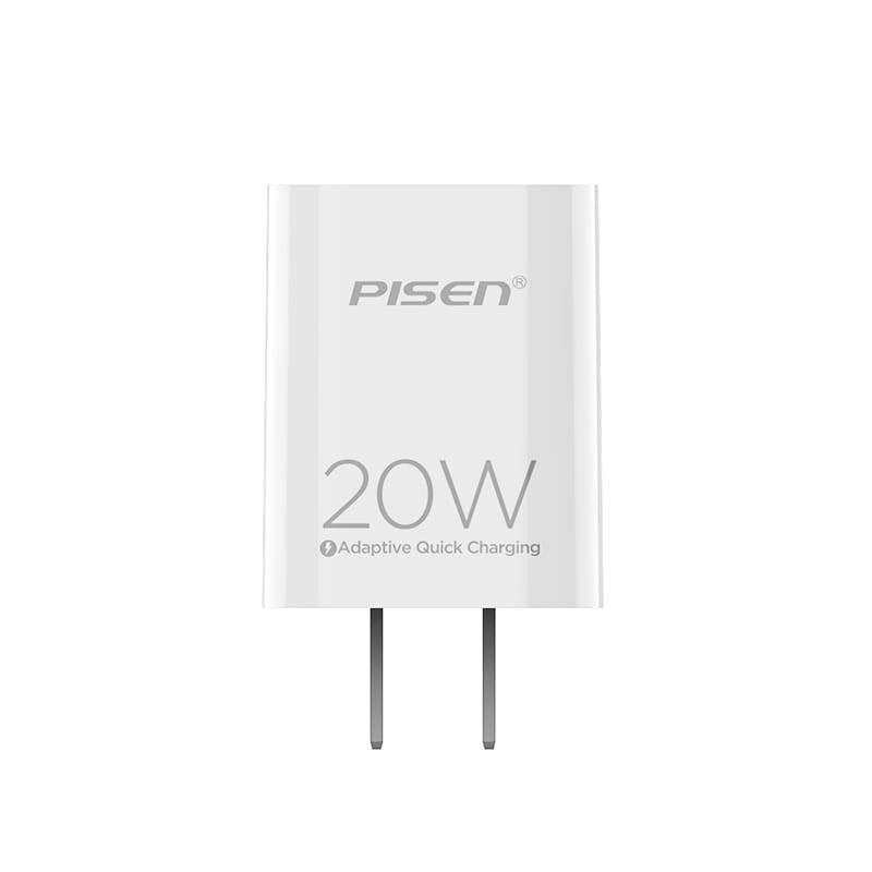 Củ Sạc Pisen Quick Mr White USB-C 20W Chính Hãng