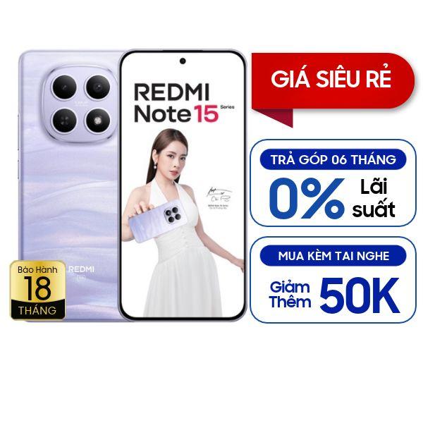 Xiaomi Redmi Note 15 5G 6GB/128GB Chính Hãng