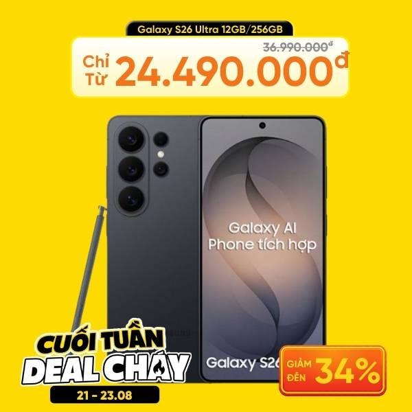 Samsung Galaxy S26 Ultra 12GB/256GB Chính Hãng - BHĐT