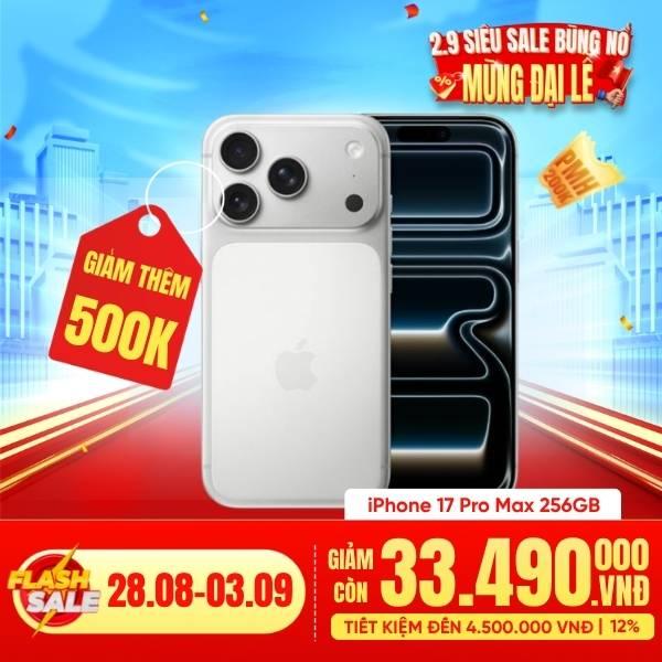 iPhone 17 Pro Max 256GB | Chính Hãng Apple Việt Nam