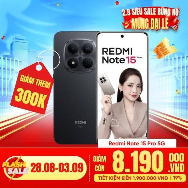 Xiaomi Redmi Note 15 Pro 5G 8GB/256GB Chính Hãng