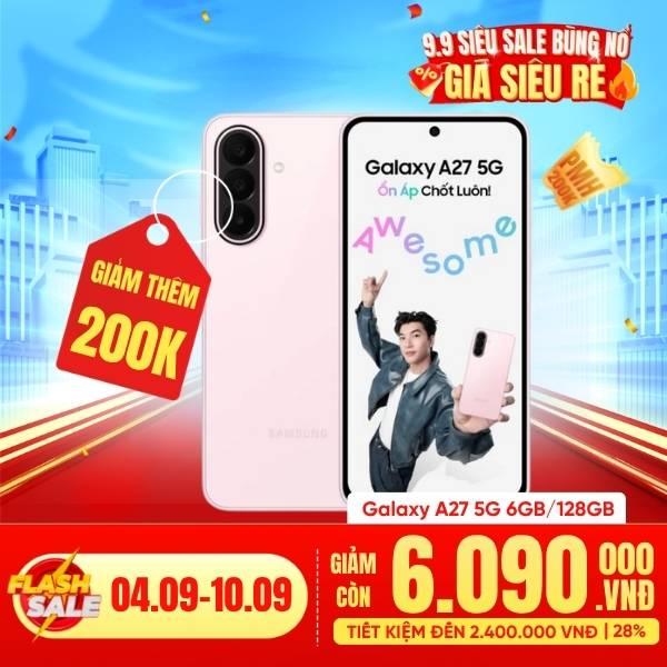 Samsung Galaxy A27 5G 6GB/128GB Chính Hãng - BHĐT