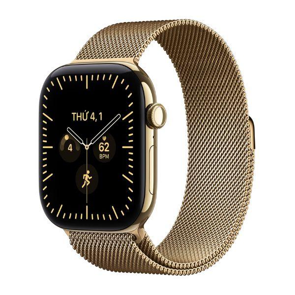 Apple Watch Series 12 46mm GPS + Cellular Viền Titan Dây Milan Chính Hãng Apple Việt Nam