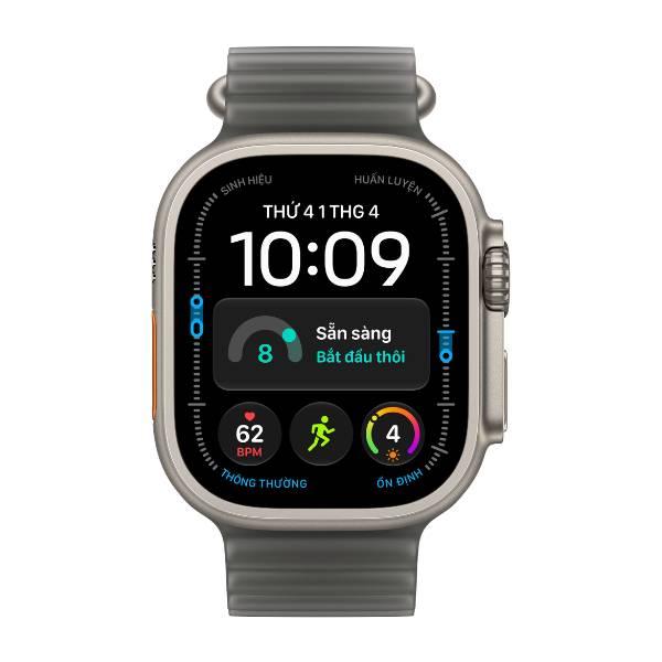 Apple Watch Ultra 4 49mm GPS + Cellular Viền Titanium Tự Nhiên - Dây Ocean Chính Hãng Apple Việt Nam