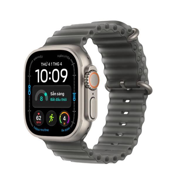 Apple Watch Ultra 4 49mm GPS + Cellular Viền Titanium Tự Nhiên - Dây Ocean Chính Hãng Apple Việt Nam