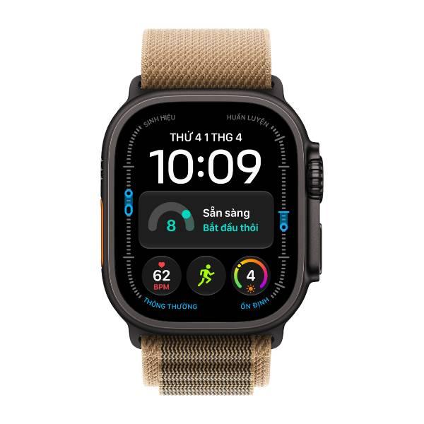 Apple Watch Ultra 4 49mm GPS + Cellular Viền Titanium Đen - Dây Alpine Chính Hãng Apple Việt Nam