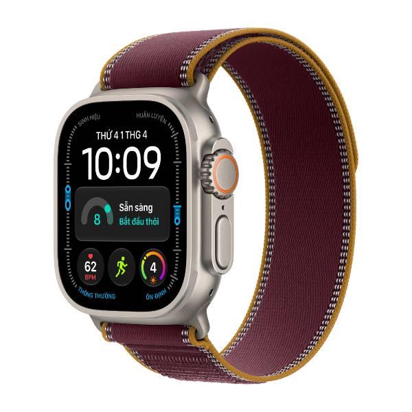 Apple Watch Ultra 4 49mm GPS + Cellular Viền Titanium Tự Nhiên - Dây Trail Chính Hãng Apple Việt Nam